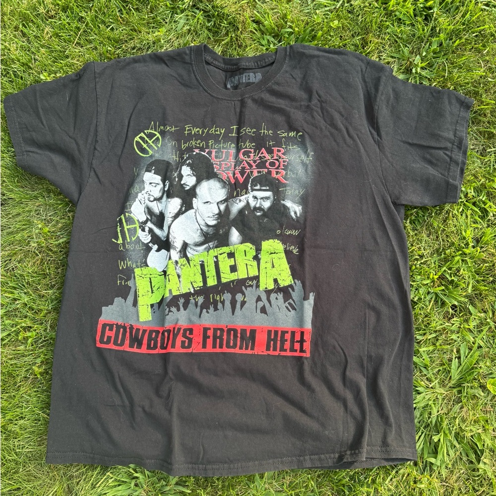 Pantera Cowboys From Hell Official‎ T-Shirt Y2K Dimebag Darrell Vinnie Paul XL